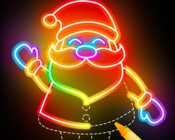 Draw Glow Christmas