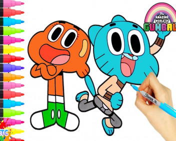 Gumball Coloring Book 2018